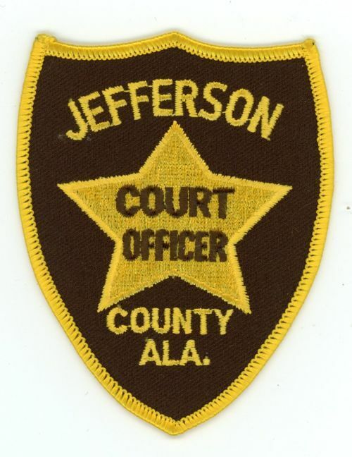 ALABAMA AL JEFFERSON COUNTY COURT OFFICER NICE 3 3/4 \