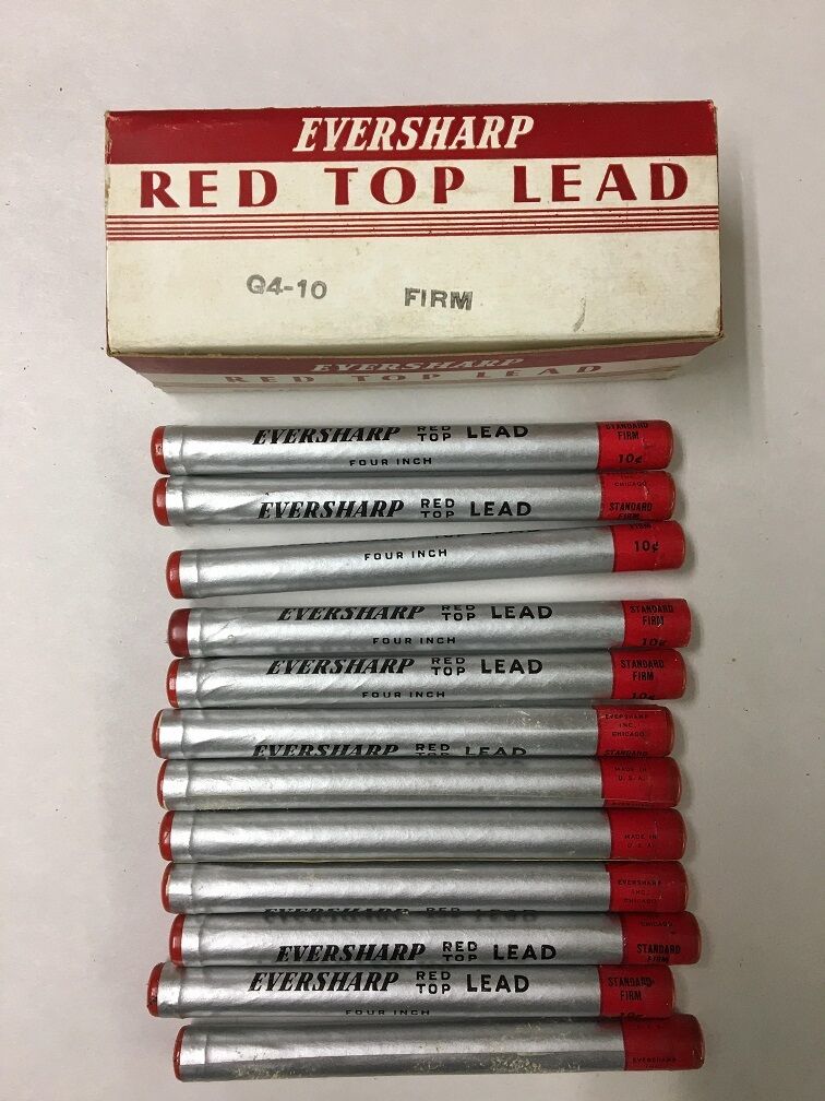 FIRM Vintage Case of 12 tubes of Eversharp  Mechanical  Pencil Leads  Standard