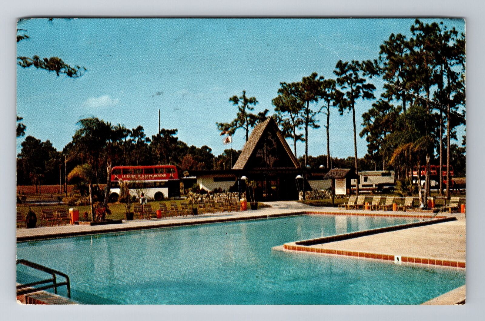 Kissimmee FL-Florida, Kampground, Antique, Vintage c1978 Souvenir Postcard