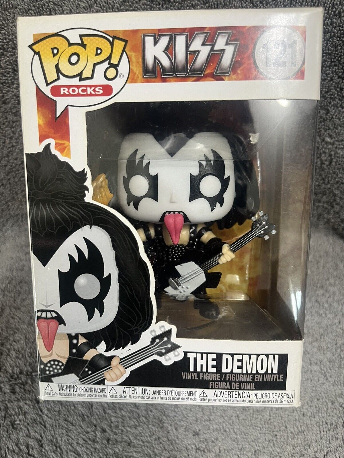 Kiss-Gene Simmons-The Demon- Funko Pop Never Opened From Box, See Pics