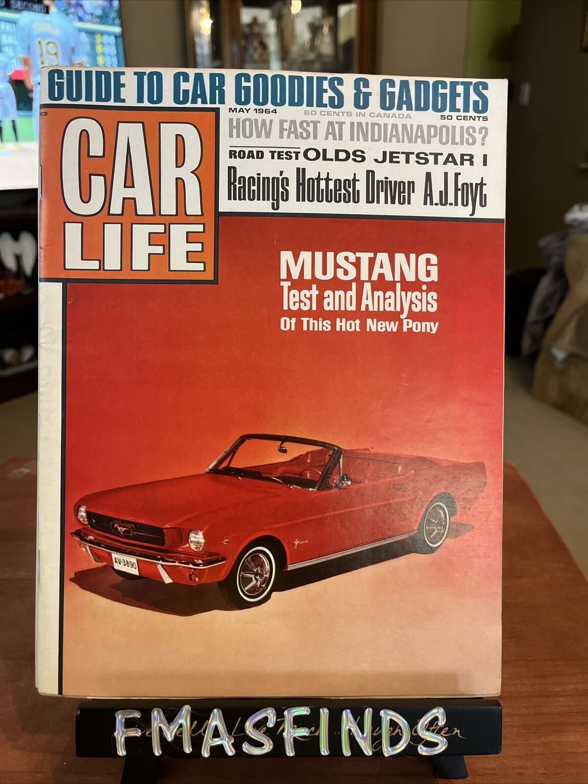H3 1964 FORD MUSTANG May CAR LIFE Magazine Test Analysis
