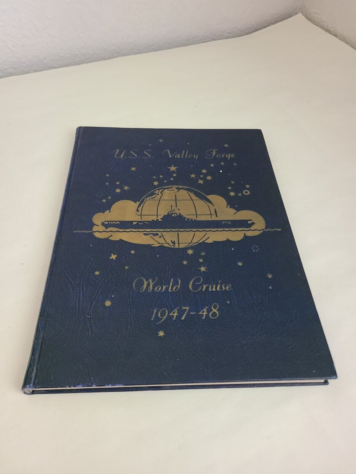 US Navy USS Valley Forge CV-45 Cruise Maiden Deployment 1947-1948 Cruise Book