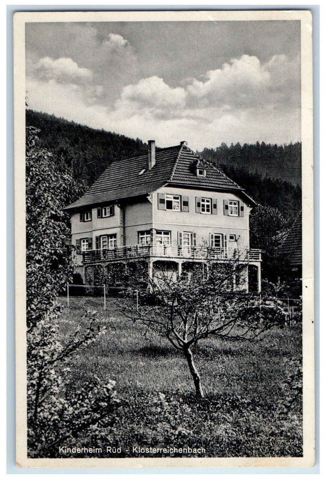 c1920's Children's Home Reichenbach Monastery Baden-Württemberg Germany Postcard
