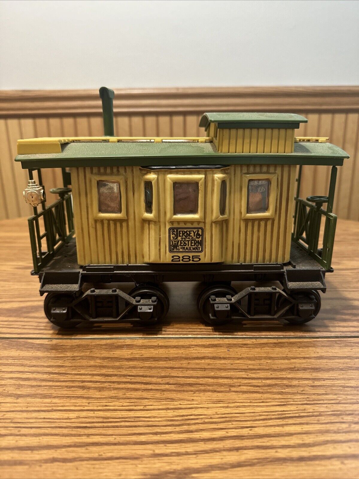 Vintage Jim Beam Train Jersey Western Caboose Rolling Stock Decanter Empty