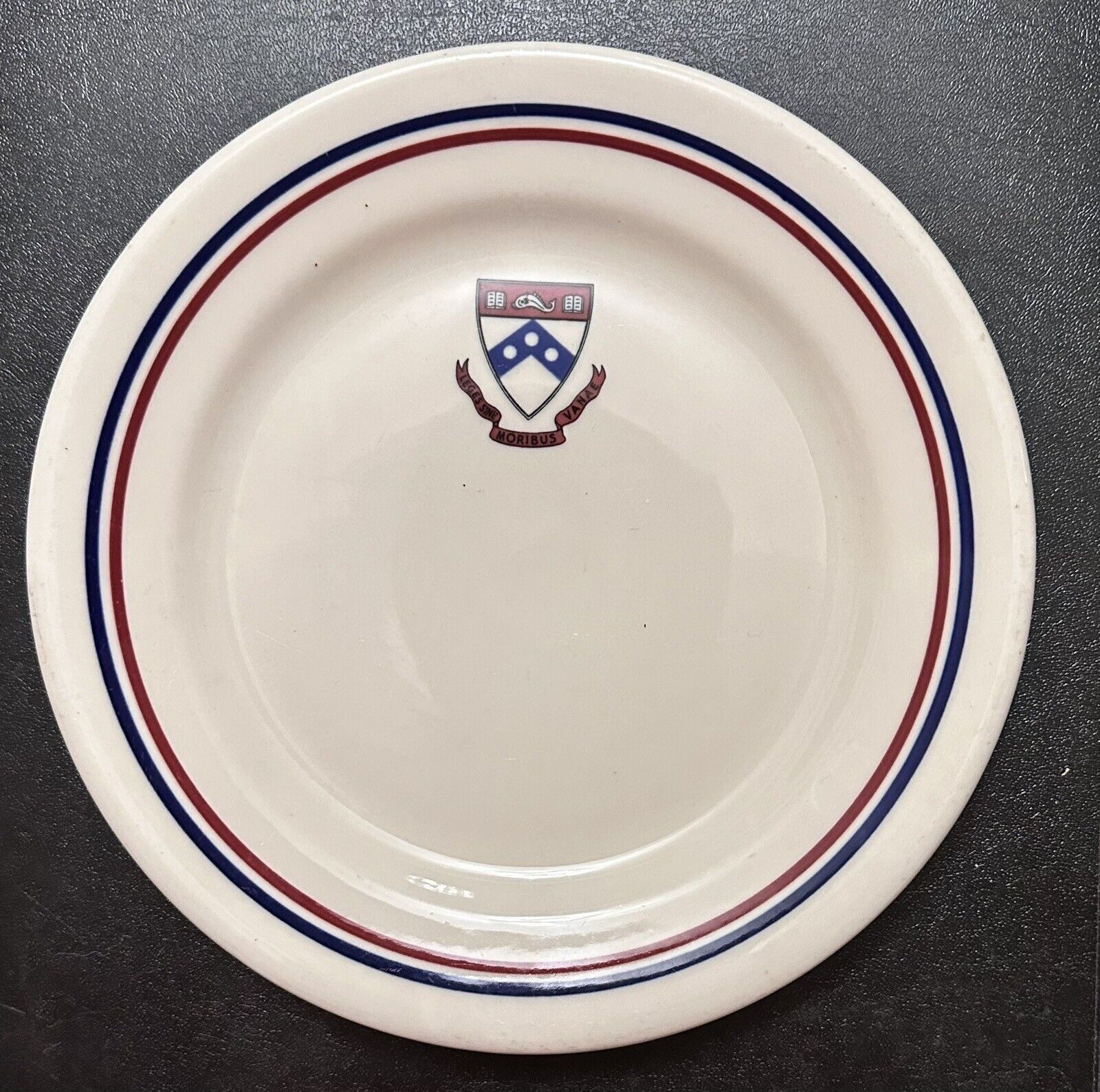 Vintage University of Pennsylvania 8.25” Salad Plates by Shenango China