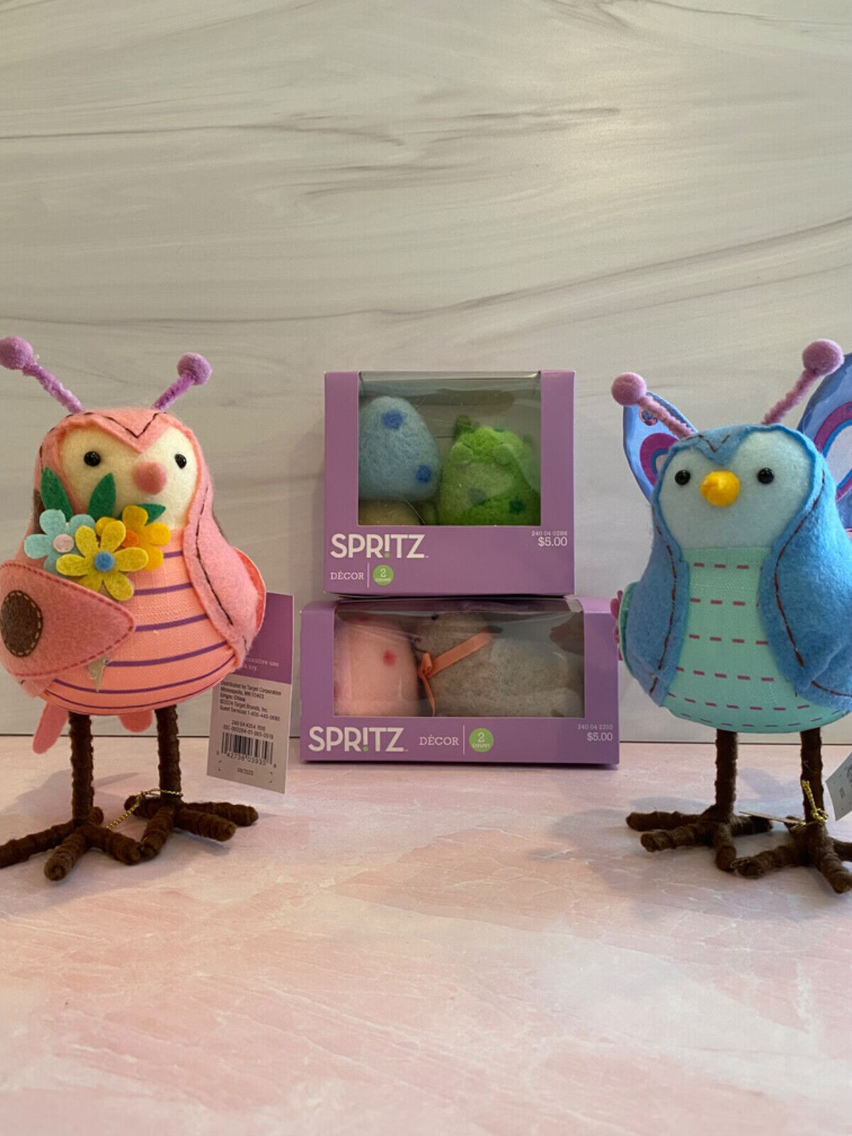 Target Spritz 4 Piece Bird and Felt Duo Easter 2024