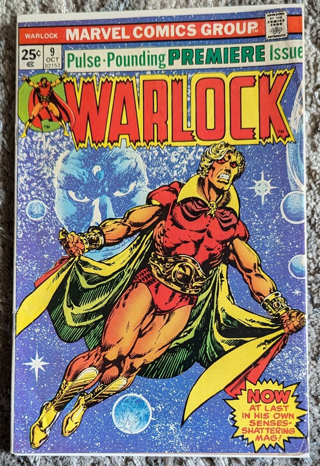 Warlock #9 (Marvel 1975) Premiere Issue Origin of Magus - 1st cameo In-Betweener