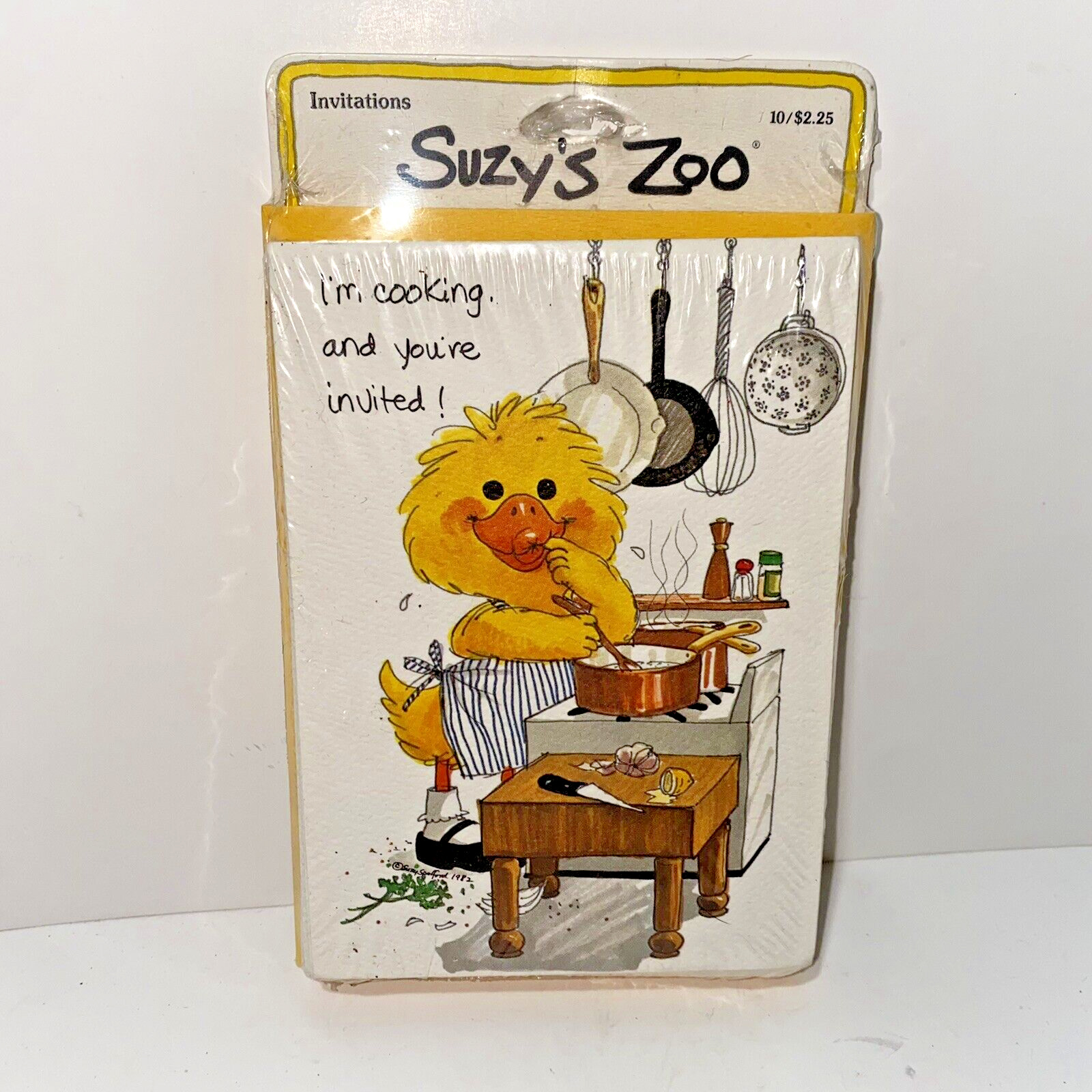 Vintage Suzy\'s Zoo Dinner Party Invitations 10 Invitations and 10 Envelopes