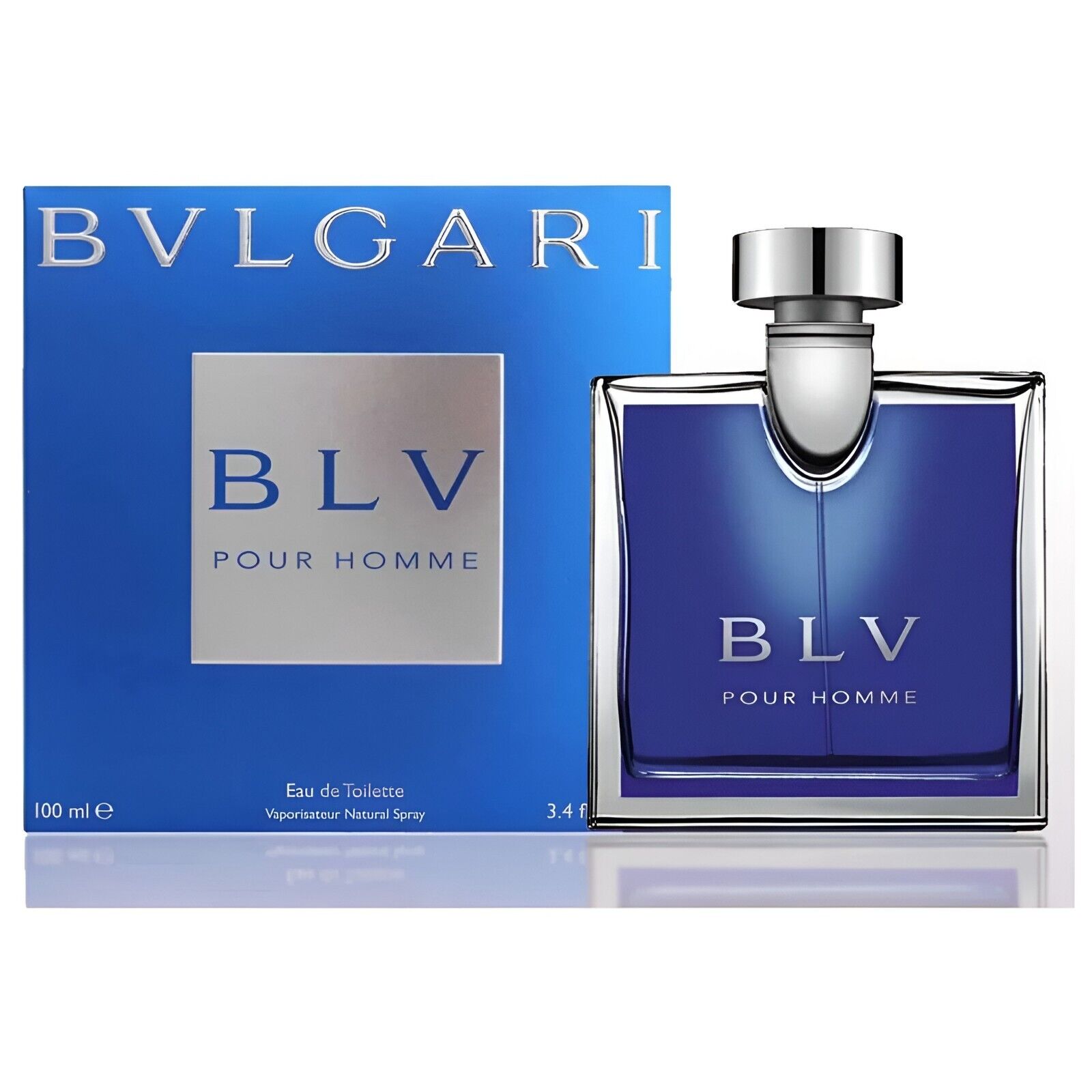 New Bvlgari BLV Pour Homme Men's Eau De Toilette Spray 3.4 oz/ 100 ml