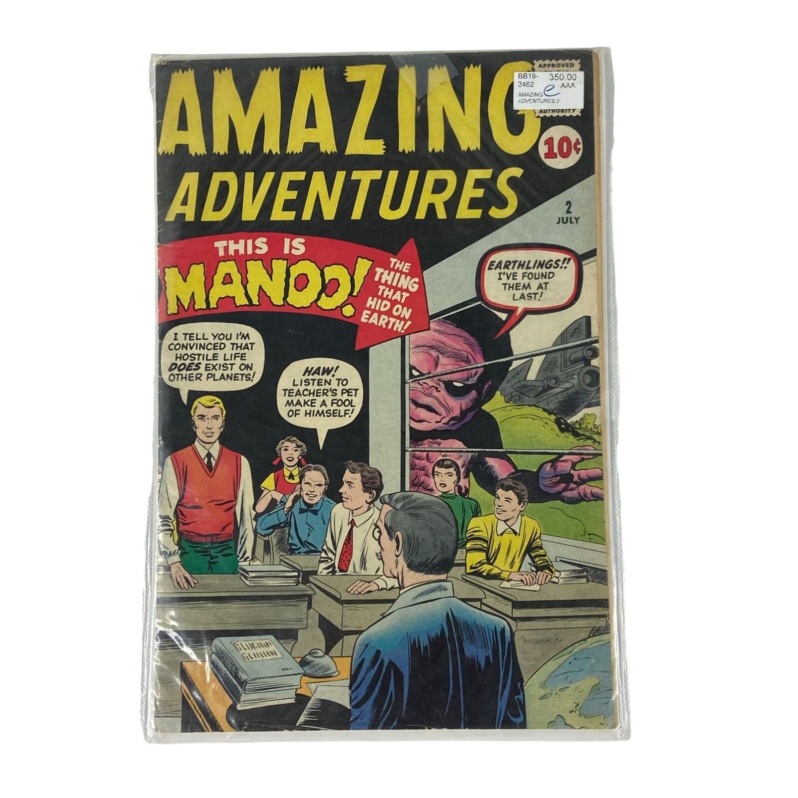 Amazing Adventures Comic Issue 2 1961 Marvel Manoo