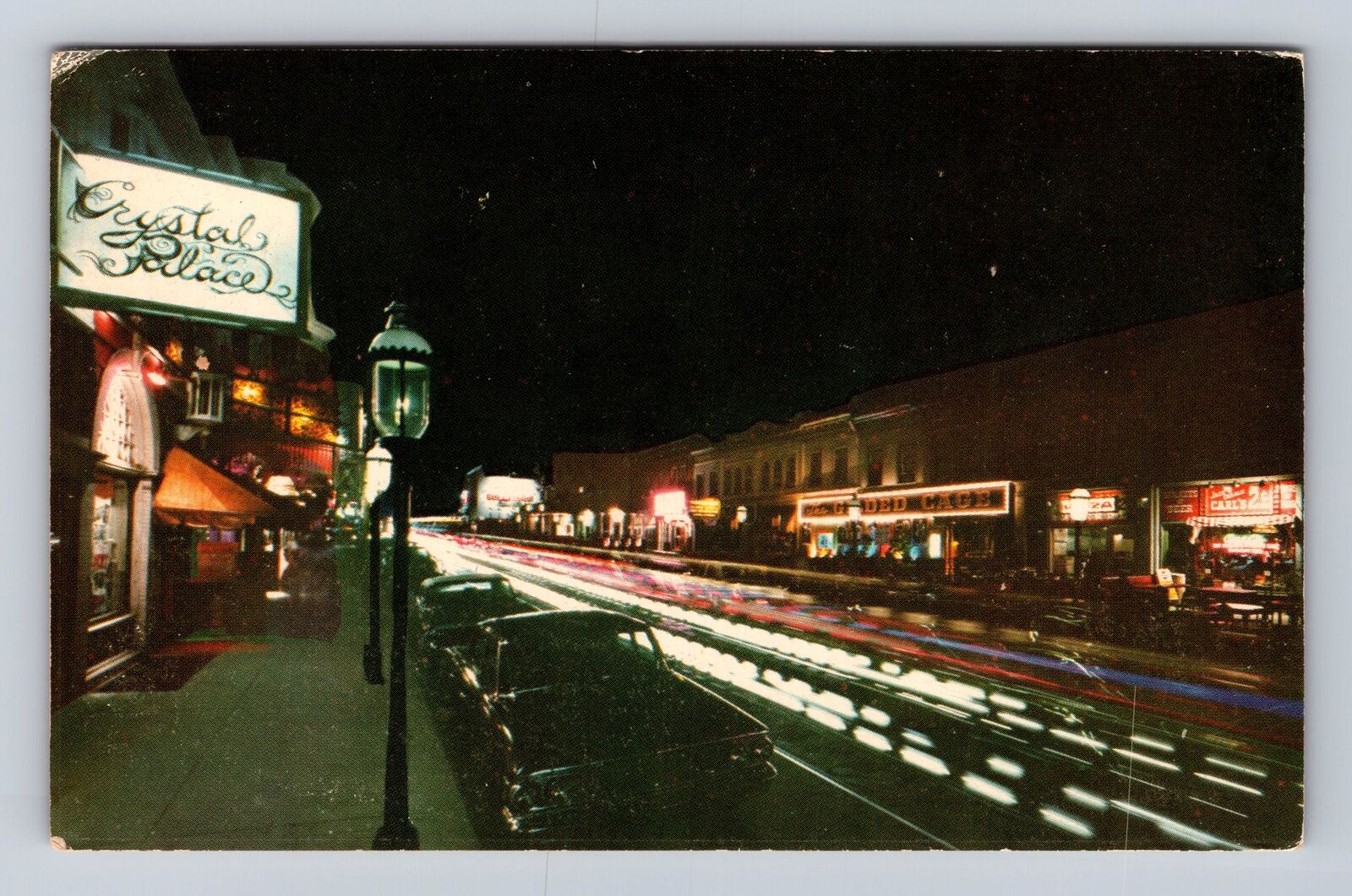 St Louis MO-Missouri, Gaslight Square, Antique, Vintage Souvenir Postcard