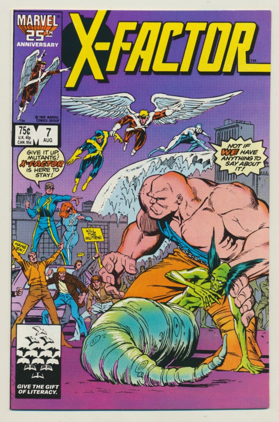 X-Factor #7 Marvel Comics Aug. 1986 VF 8.0 X-Men Cyclops Jean Grey Iceman Beast