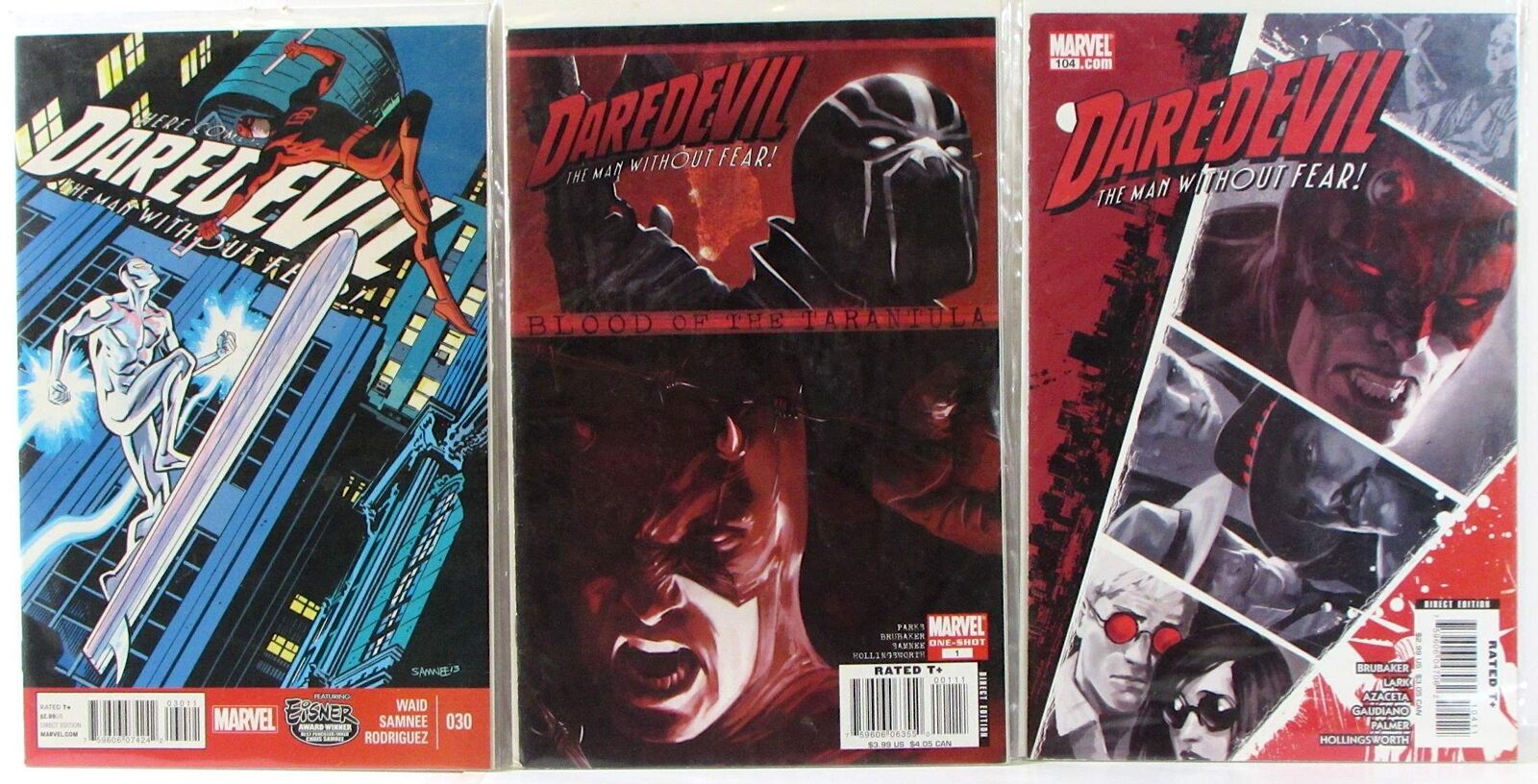 Daredevil Lot of 3 #3rd 30,Blood of 1,2nd 104 Marvel (2013) Comic Books