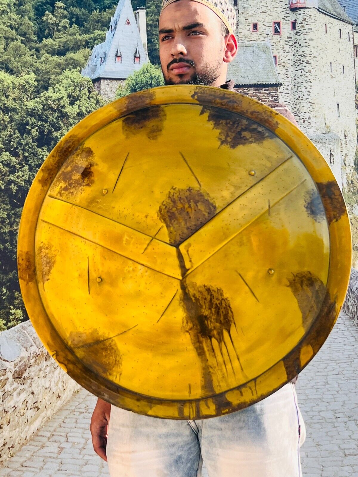 Vintage Hidtory Replica Spartan Shield 300 King Leonidas Greek Athens Sparta
