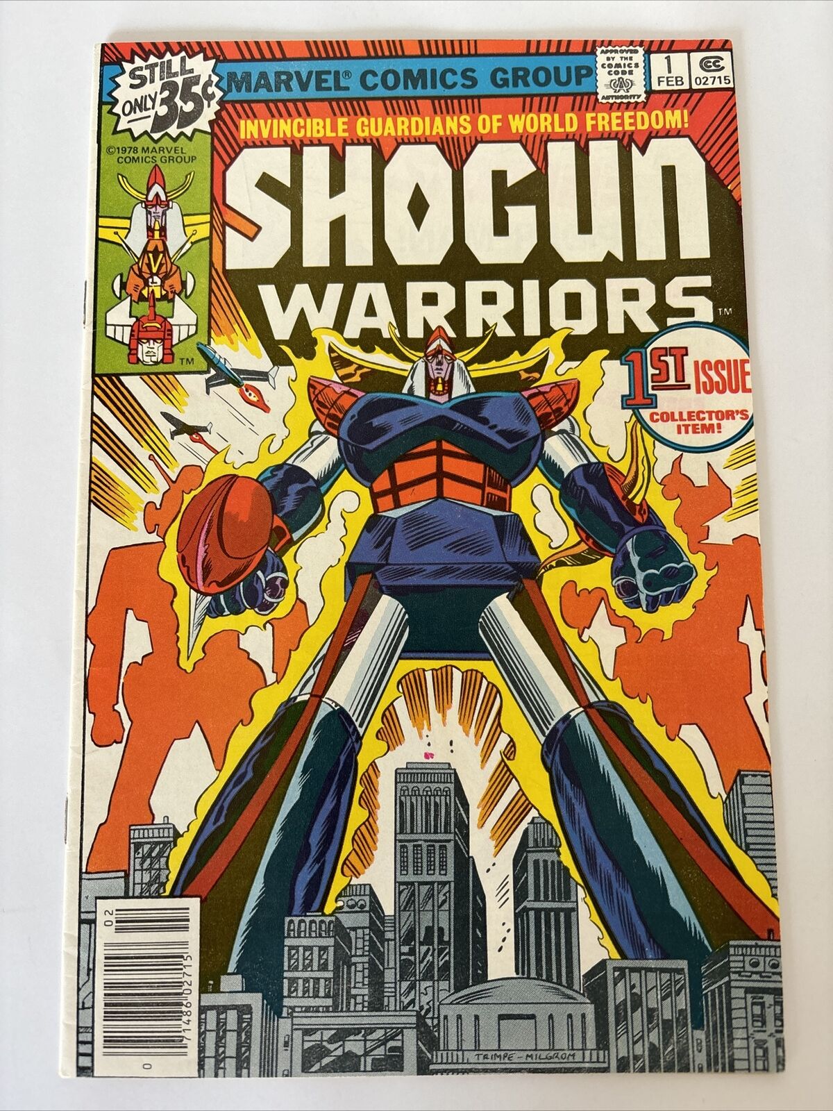 Shogun Warriors Marvel 1978 #1 1st Appearance of the Shogun Warriors