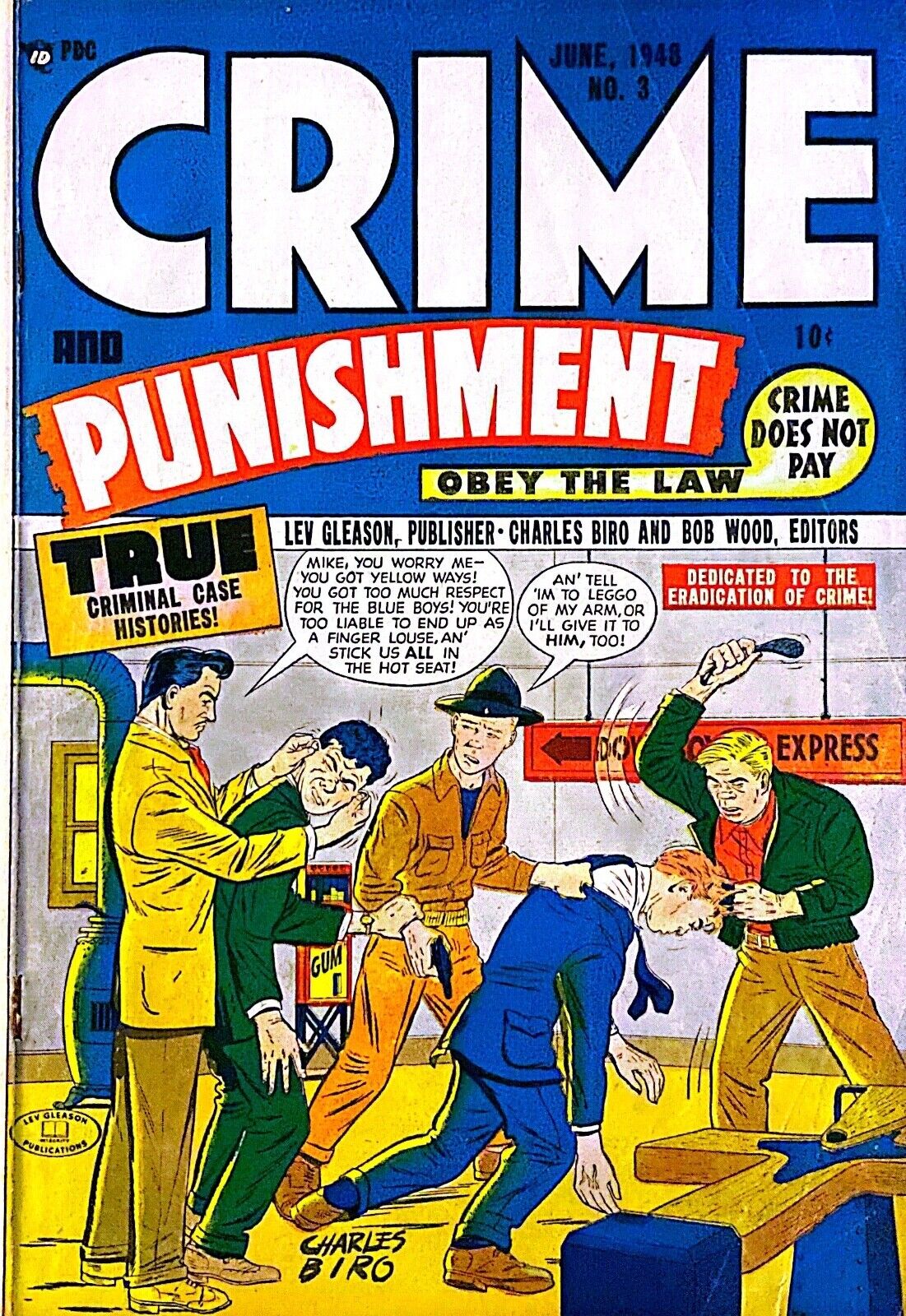 Crime and Punishment #3 by Lev Gleason (1948) - Good/Very good (3.0)