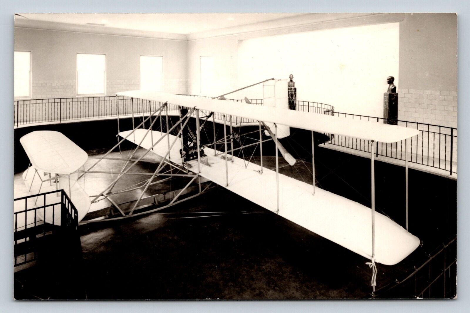 Dayton Ohio Carillon Park Restored 1905 Wright brothers Airplane RPPC Postcard