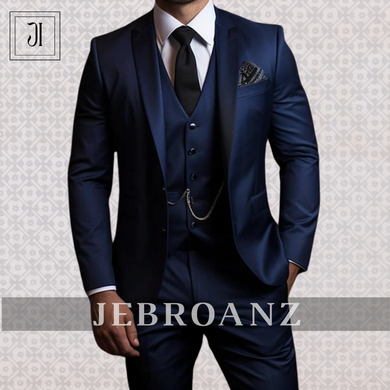New Stunning Blue Suit For men , Men Suit 3 piece, Classic Groom Wedding Suit
