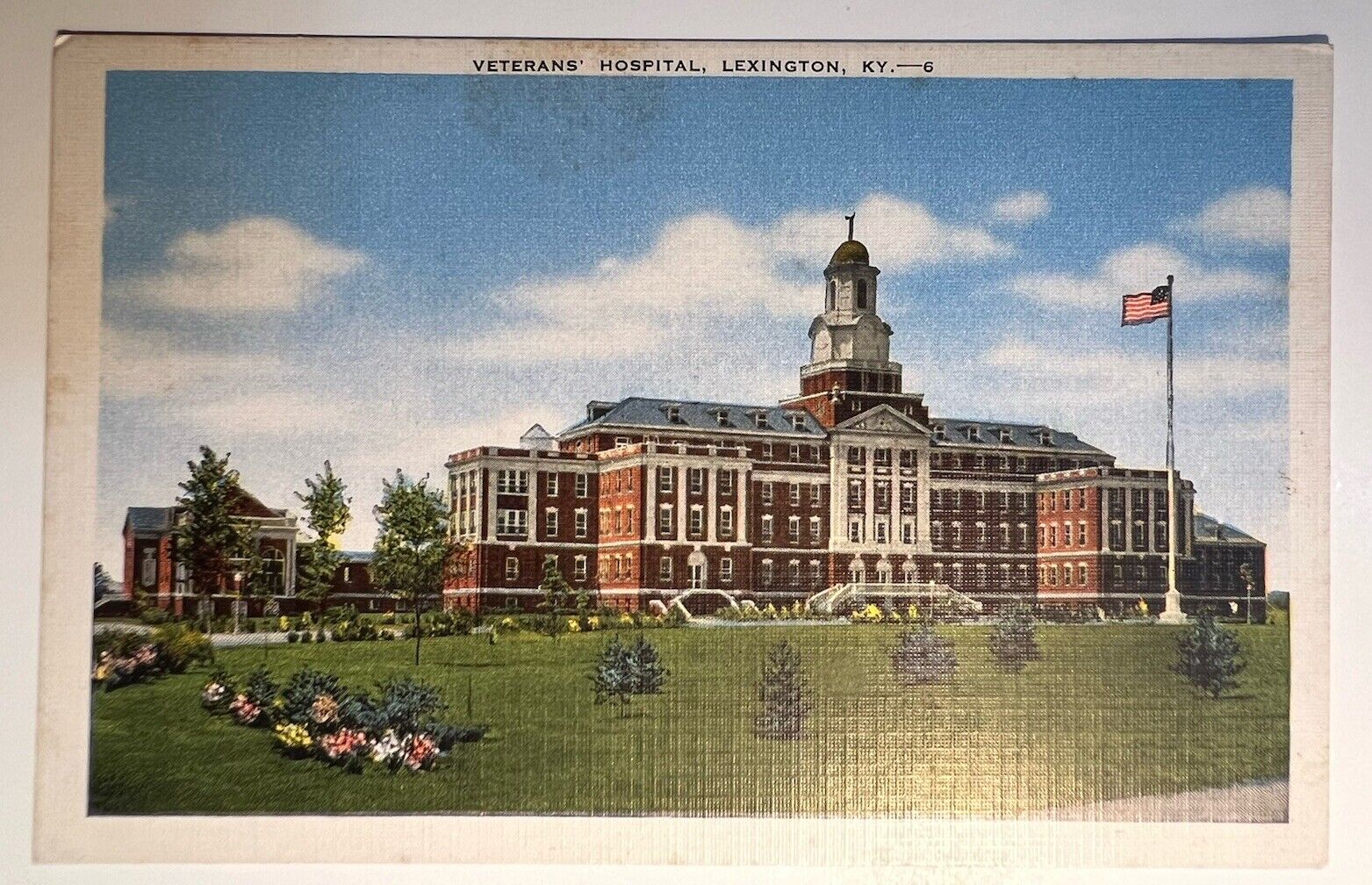 Veterans' Hospital, Lexington, KY Kentucky Vintage Postcard