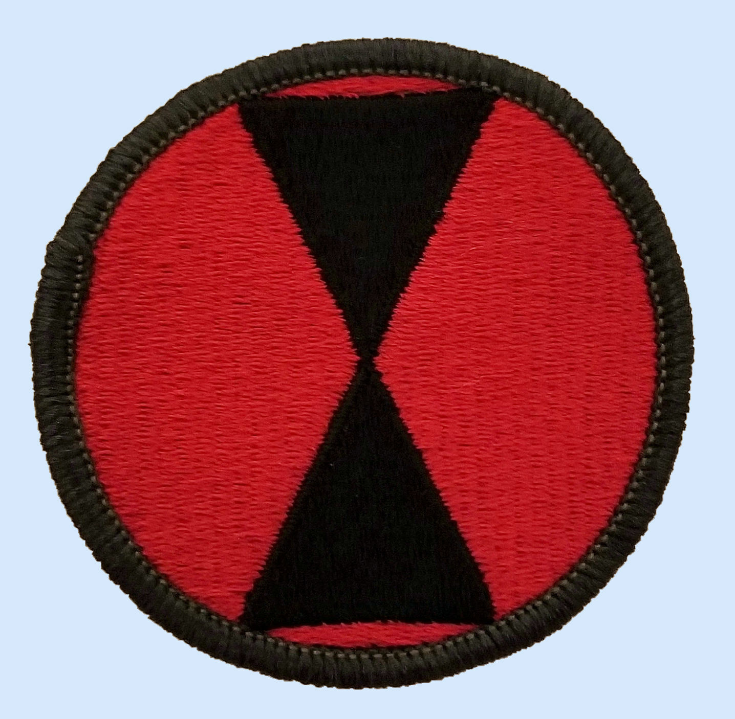 US ARMY 7TH INFANTRY DIVISION LIGHT SILENT AND DEADLY PATCH - USGI