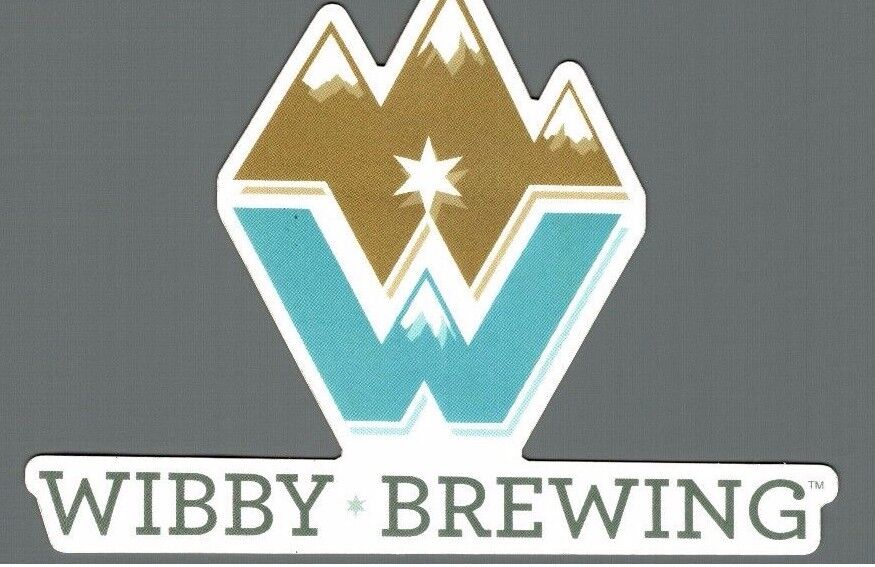 Wibby Brewing Colorado Craft Micro Brewery Sticker Decal beer W Shape