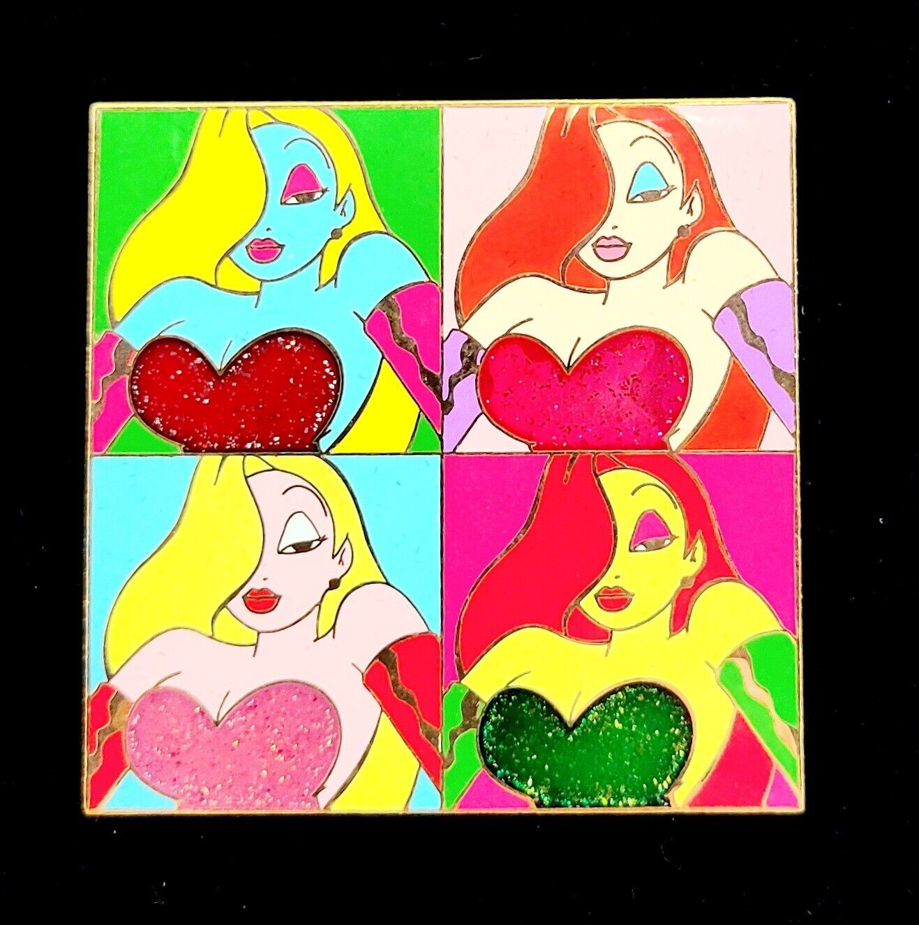 2005 Disney Auctions Jessica Rabbit a la Warhol LE 500 Pop Art Masterpiece PIn