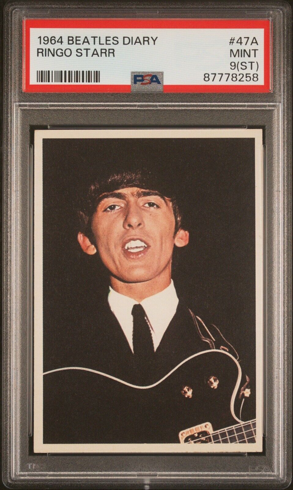 1964 Topps Beatles Diary Ringo Starr #47A – PSA 9 (MINT) (ST)