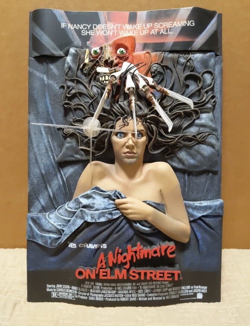 A NIGHTMARE ON ELM STREET 3D Movie Poster Freddy Krueger Horror Wall Decor🔥🔥🔥
