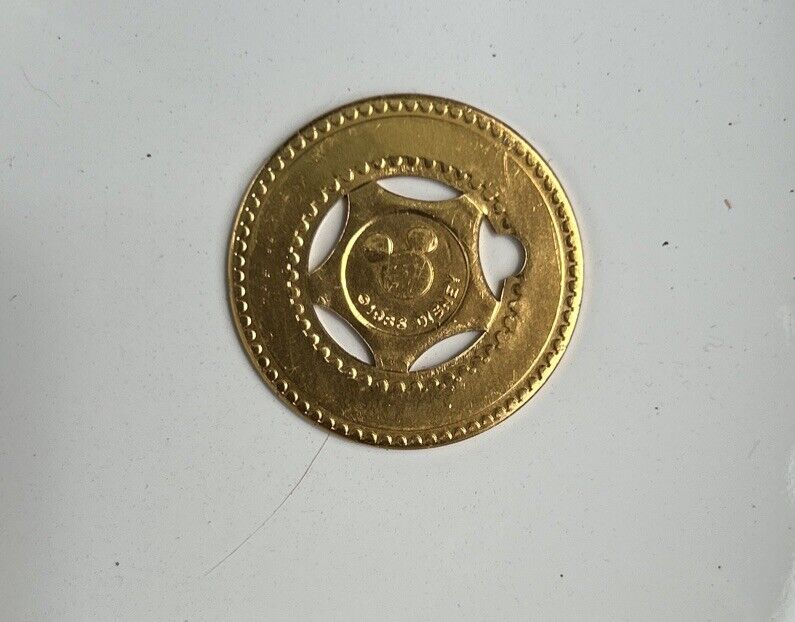 Rare Disney Coin Medallion Token “1988”