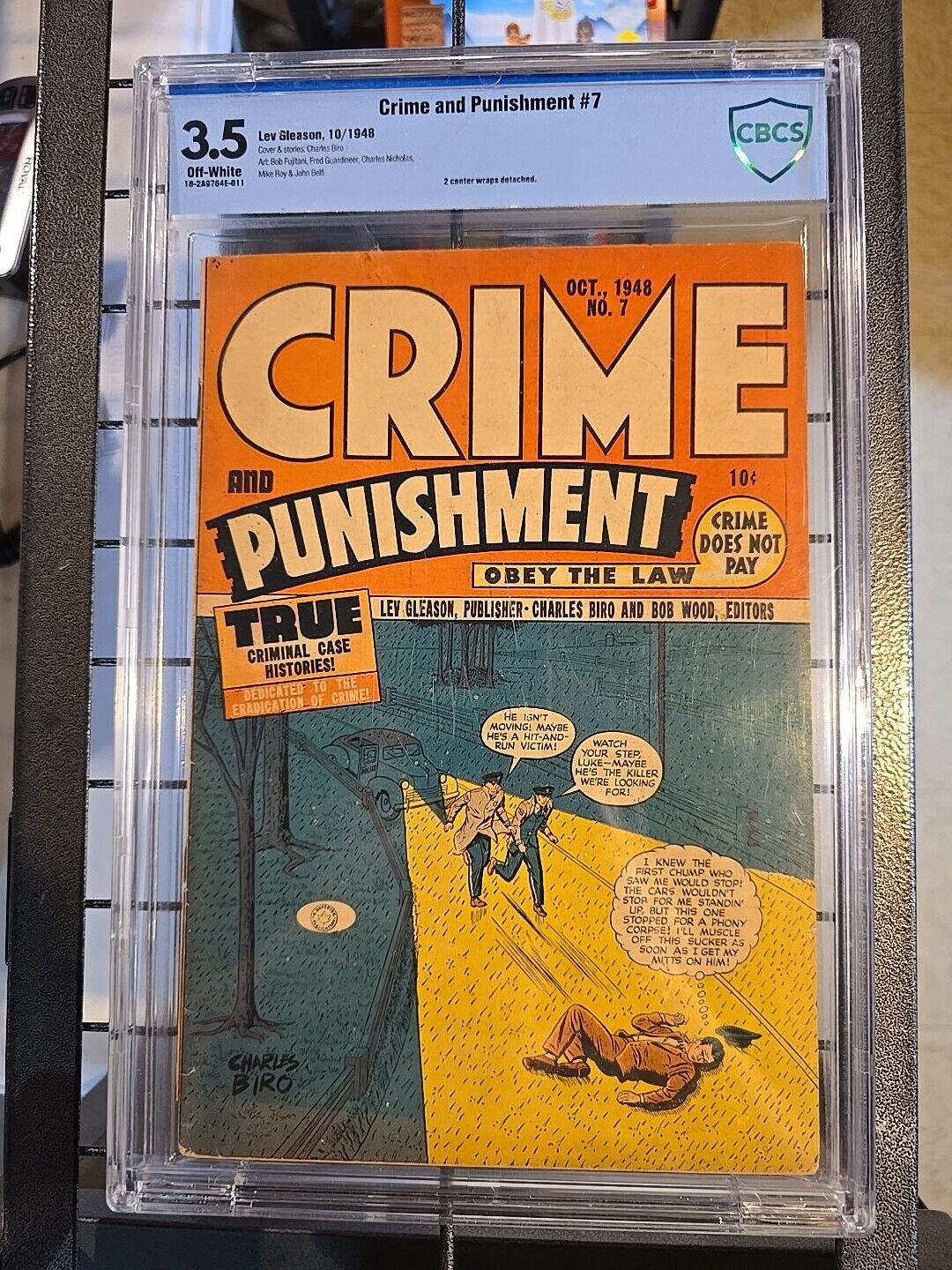 CRIME AND PUNISHMENT #7 CBCS 3.5 OCTOBER 1948 LEV GLEASON