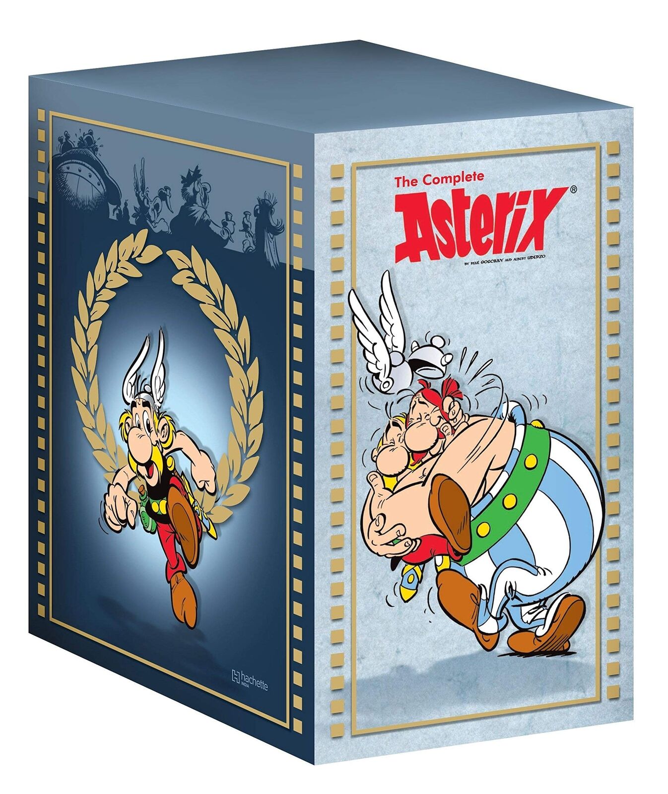 The Complete Asterix 40 Books Collection Box Set By Rene Goscinny NEW Colored