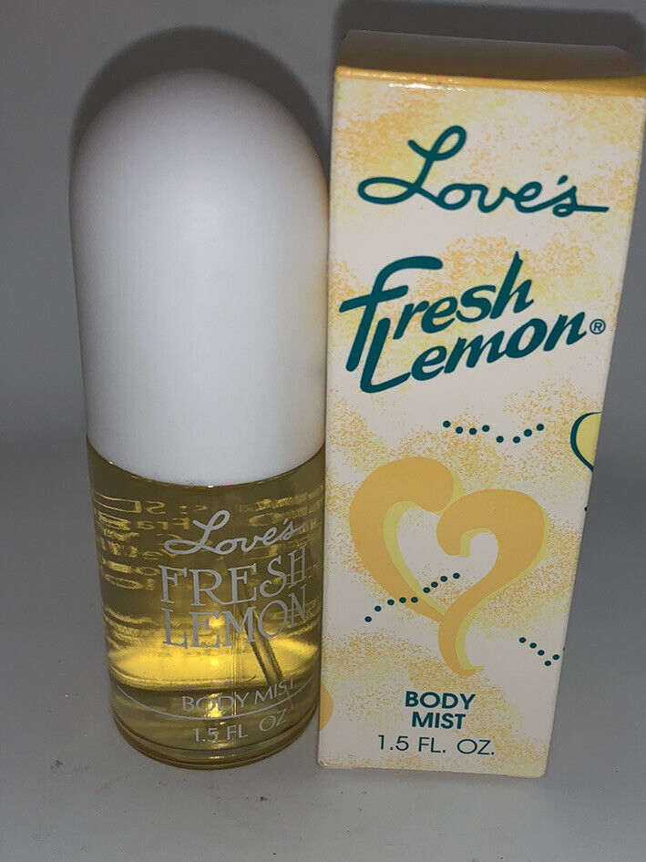 Vintage MEM  Love's Fresh Lemon Body Mist 1.5 fl oz NEW IN BOX