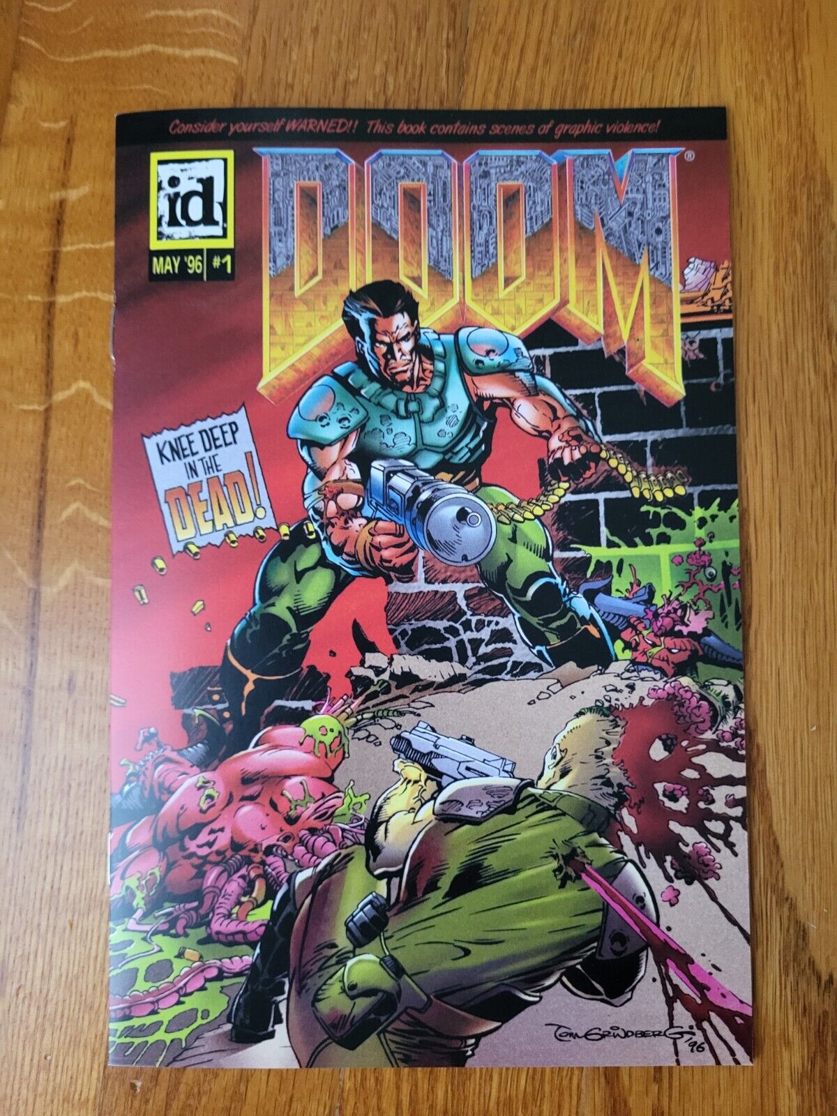 Doom Video Game One-Shot Reprint Comic id Software Horror Knee Deep in the Dead