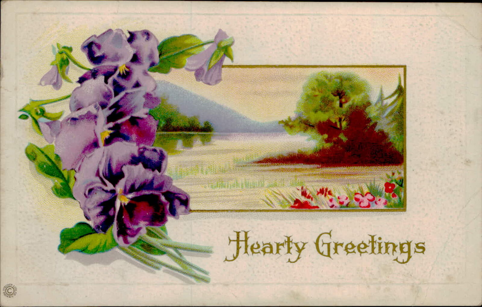 Postcard: Hearty Greetings