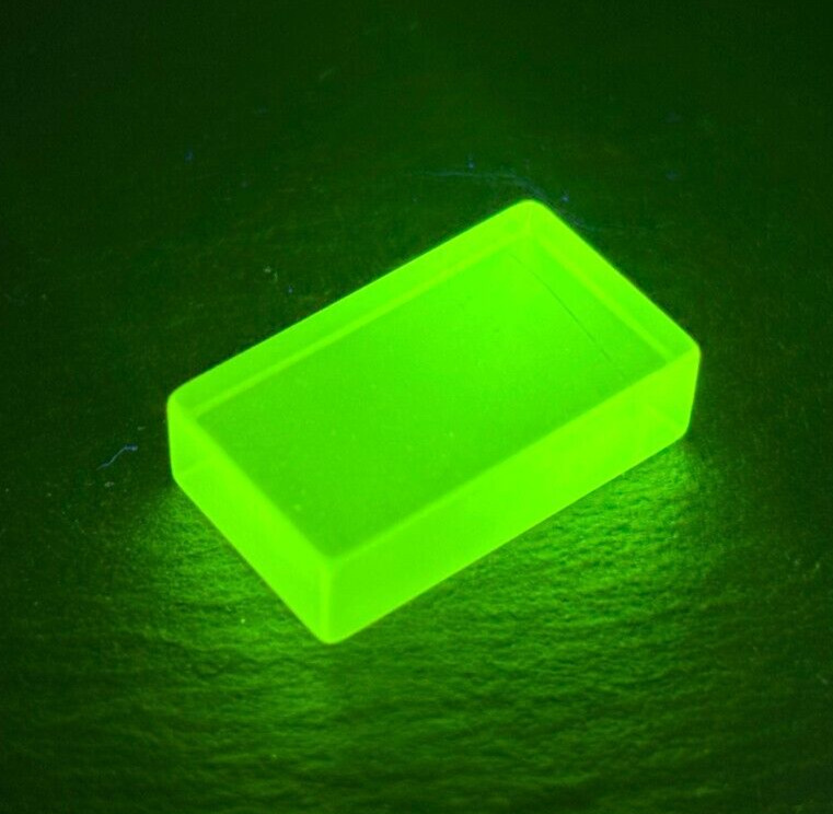 Super Bright Lumogarnet LUAG 10.8g Polished Crystal Fluorescent Lab Gemstone