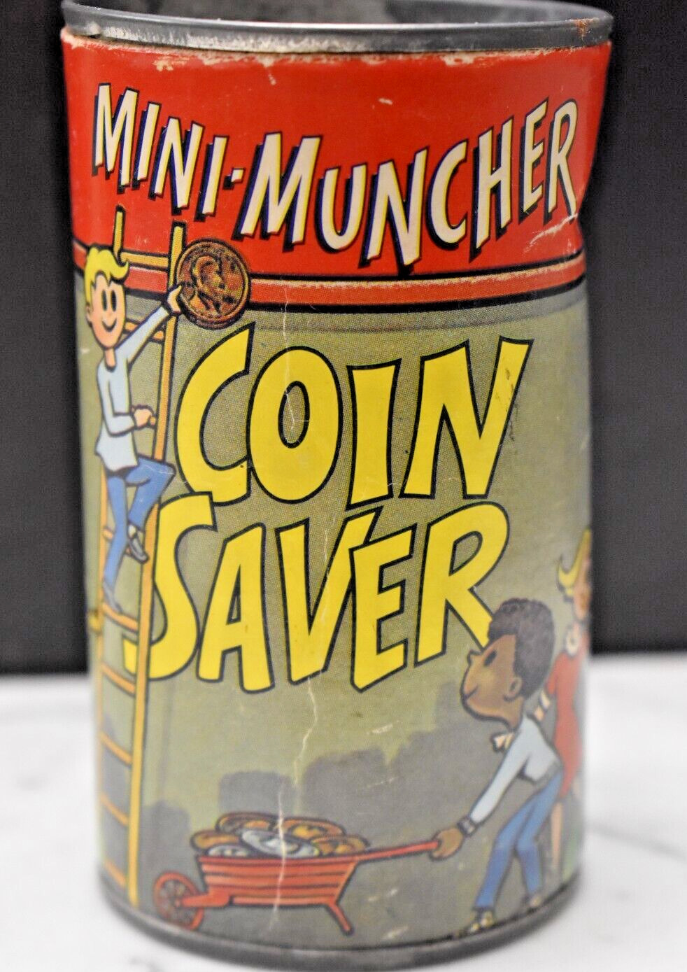 Vintage Mini - Muncher Coin Saver Bank Nappe Smith Div 1974 Dart Ind