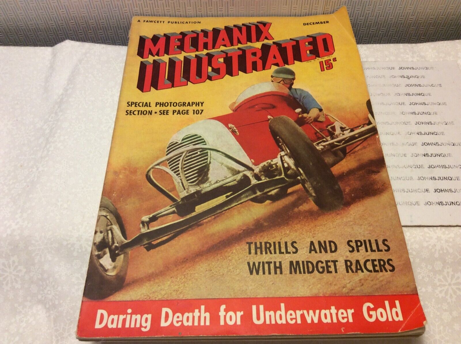 MECHANIX ILLUSTRATED MONTHLY DECEMBER 1938 From my personal collection 146 Pages