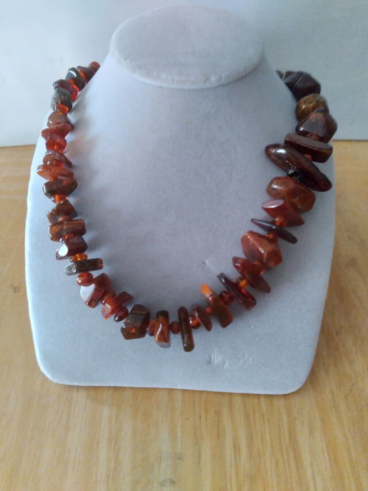 Unique Baltic Sea AMBER, Polished NUGGETS & BEADS Multicolor Necklace 28\