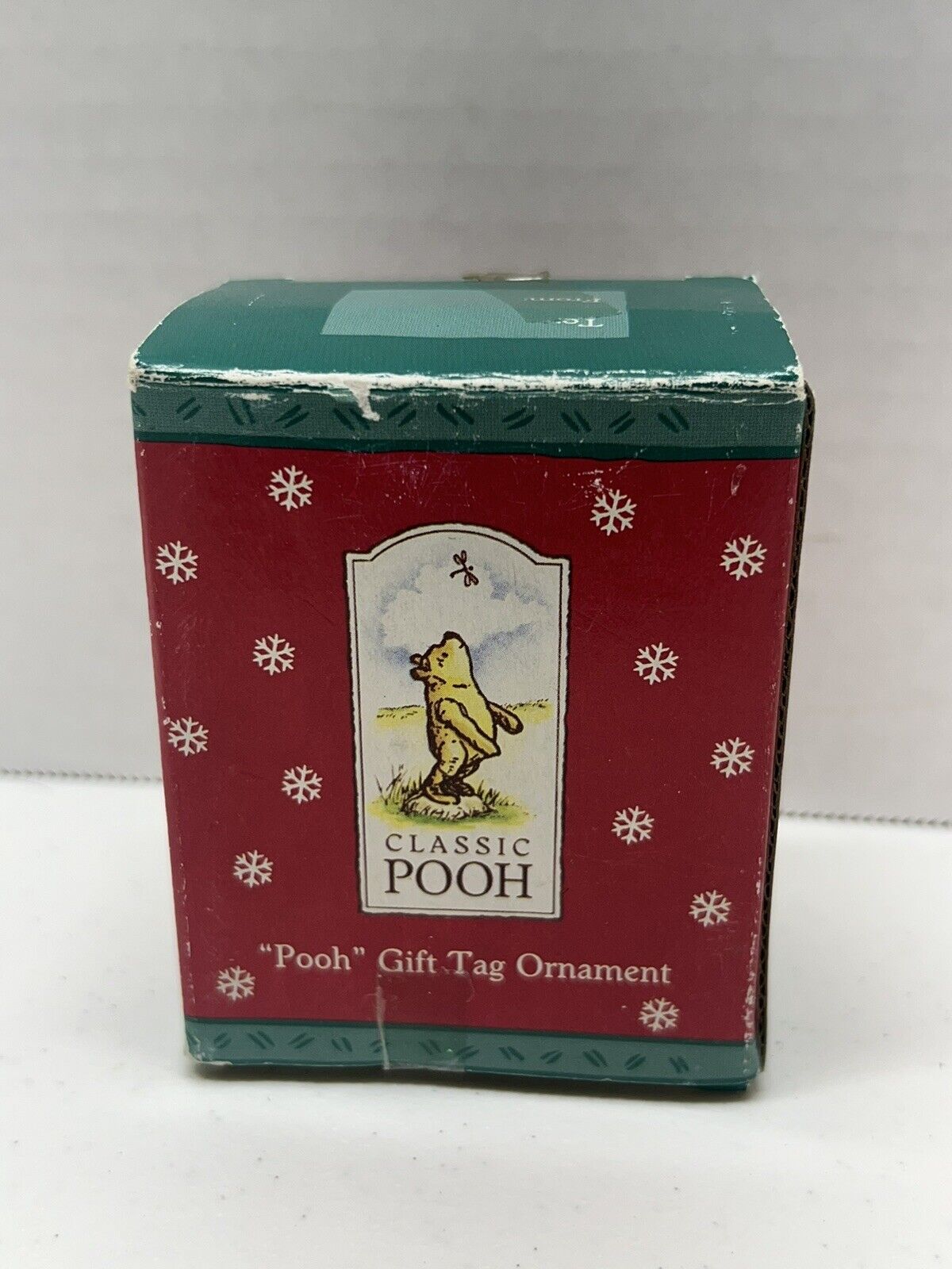 winne the pooh Christmas Ornaments Wrapped In Ribbon Classic Pooh Disney Vintage