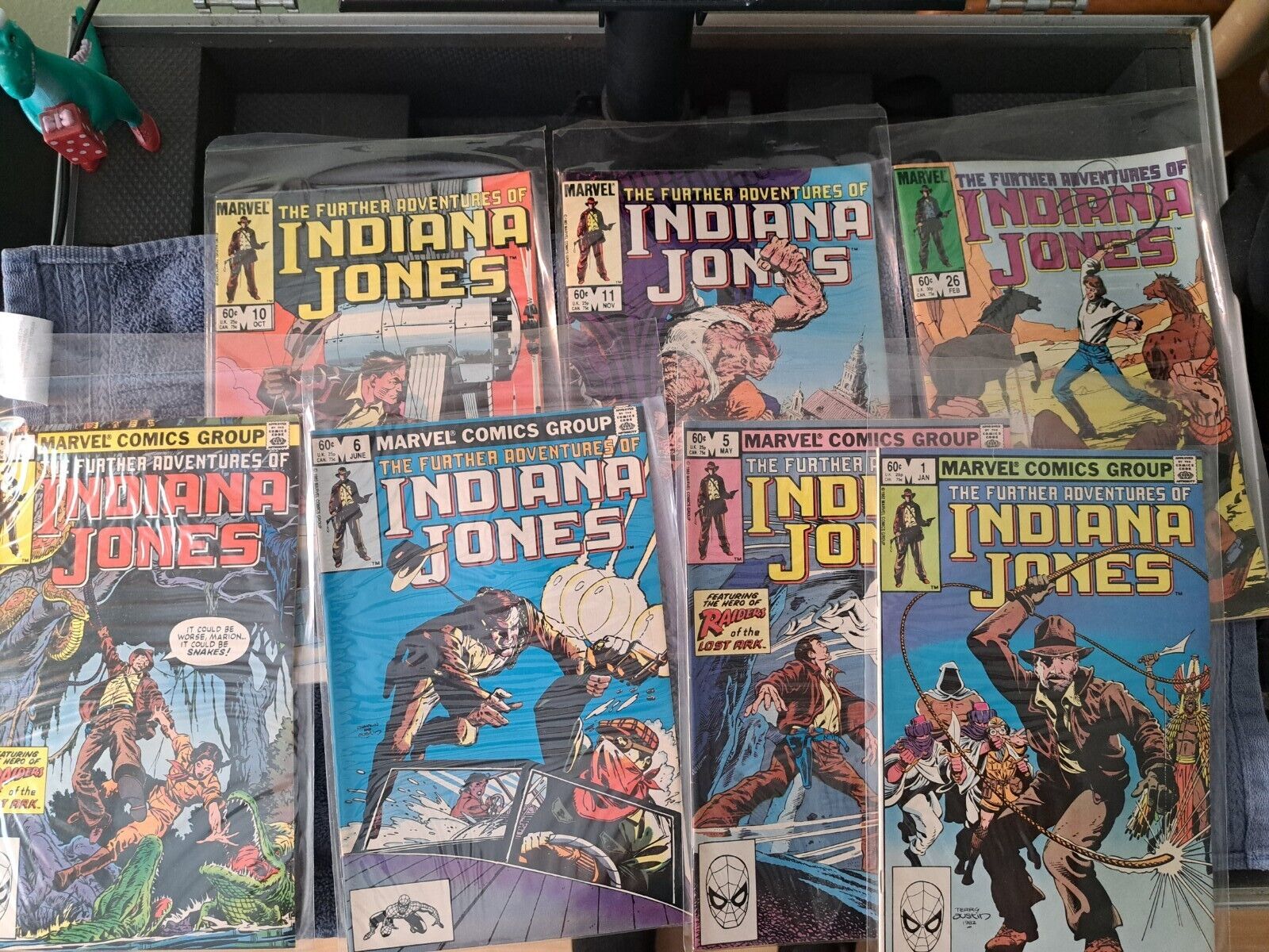 The Further Adventures of Indiana Jones #1,5,6,10,11,26 Marvel Comics January 83