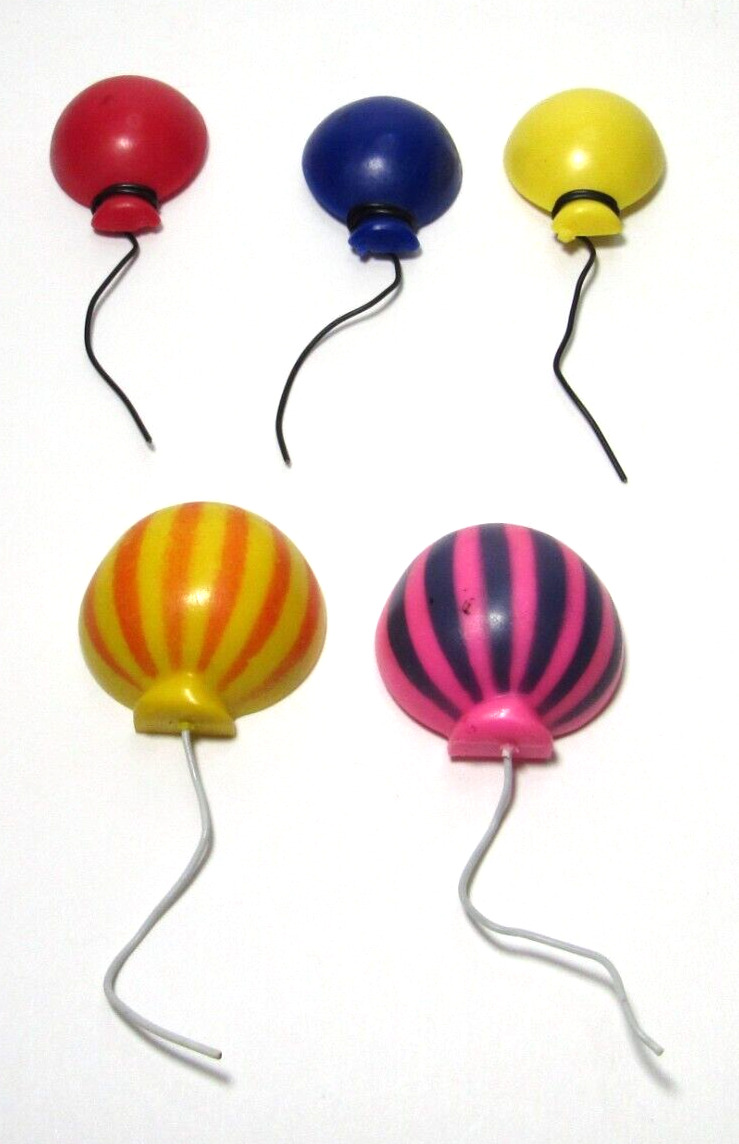 Vintage Selfix Balloon Refrigerator Fridge Magnets Lot Of 5 Great Condition