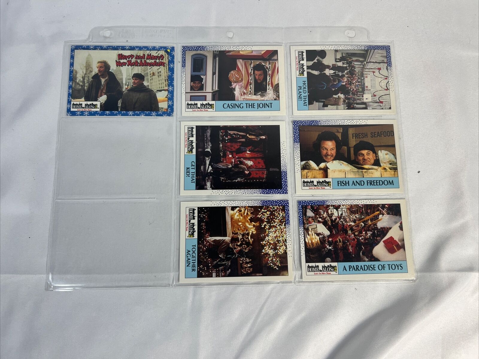 1992 TOPPS -HOME ALONE 2- 7 CARDs