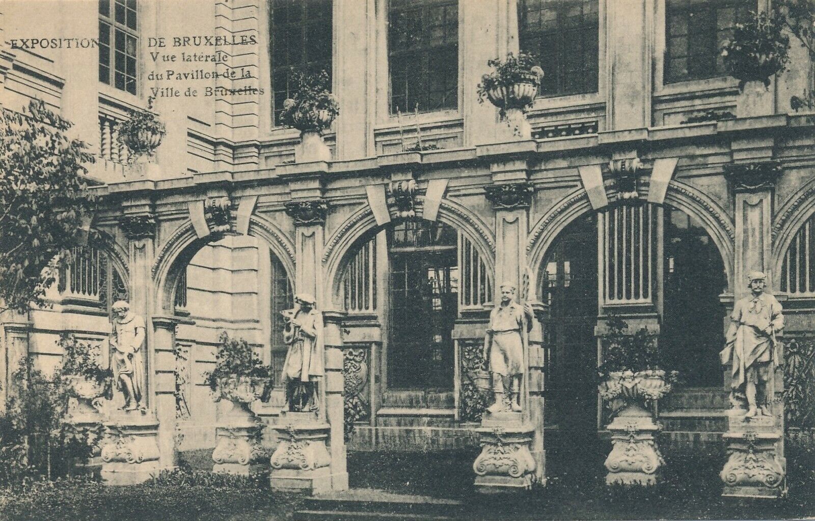1910 Bruxelles Exposition Pavillon de la Ville de Bruxelles
