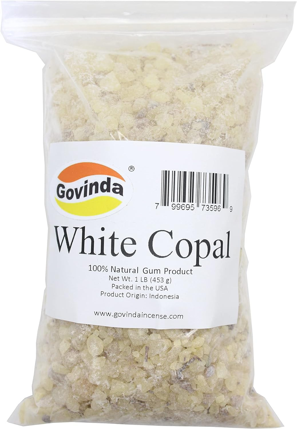 - White Copal Tree Sap Gum Incense 1 Lb