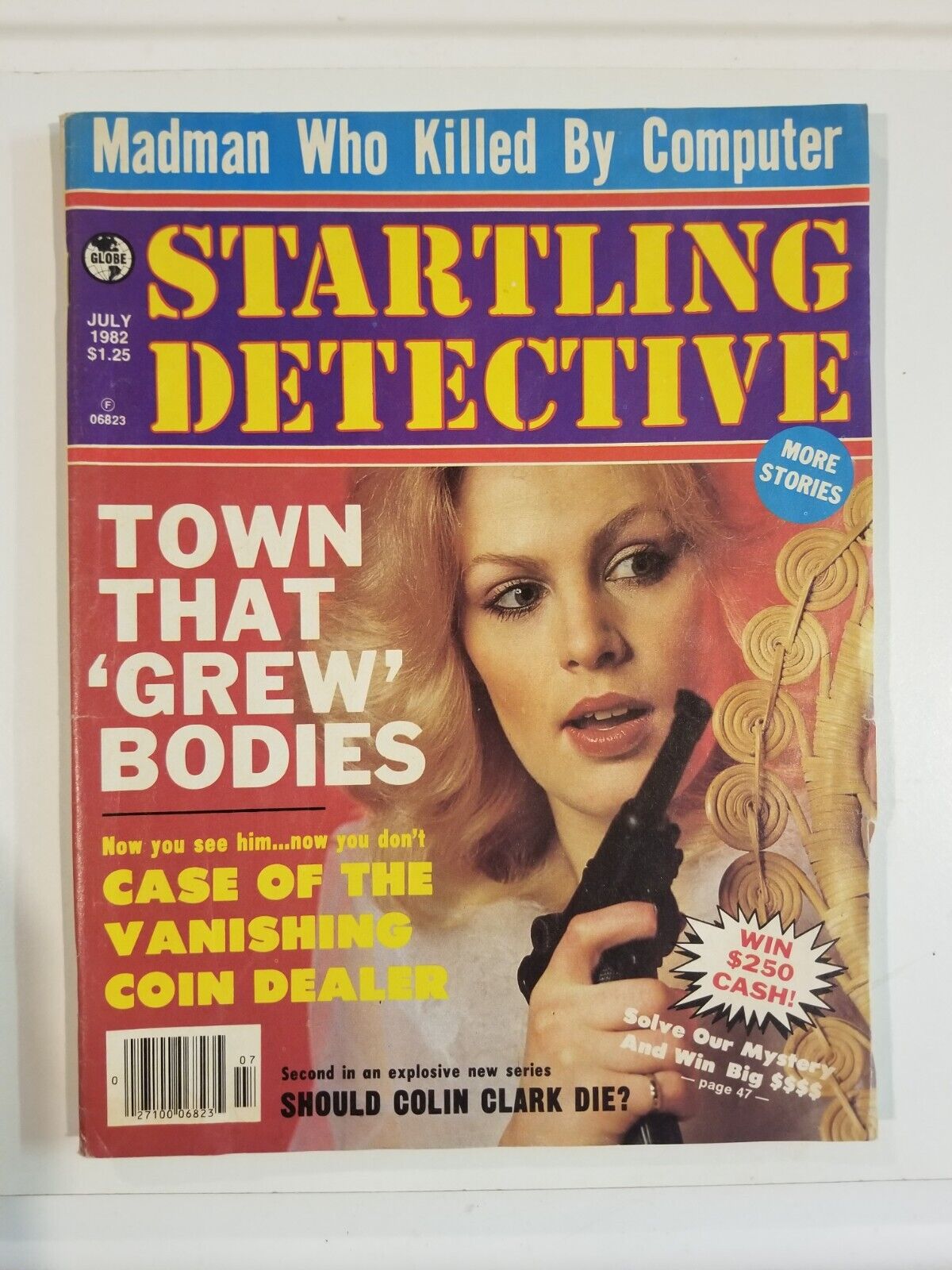 Startling Detective Magazine July 1982 Vol 72 No 4 True Crime Pulp Smut Hardboil