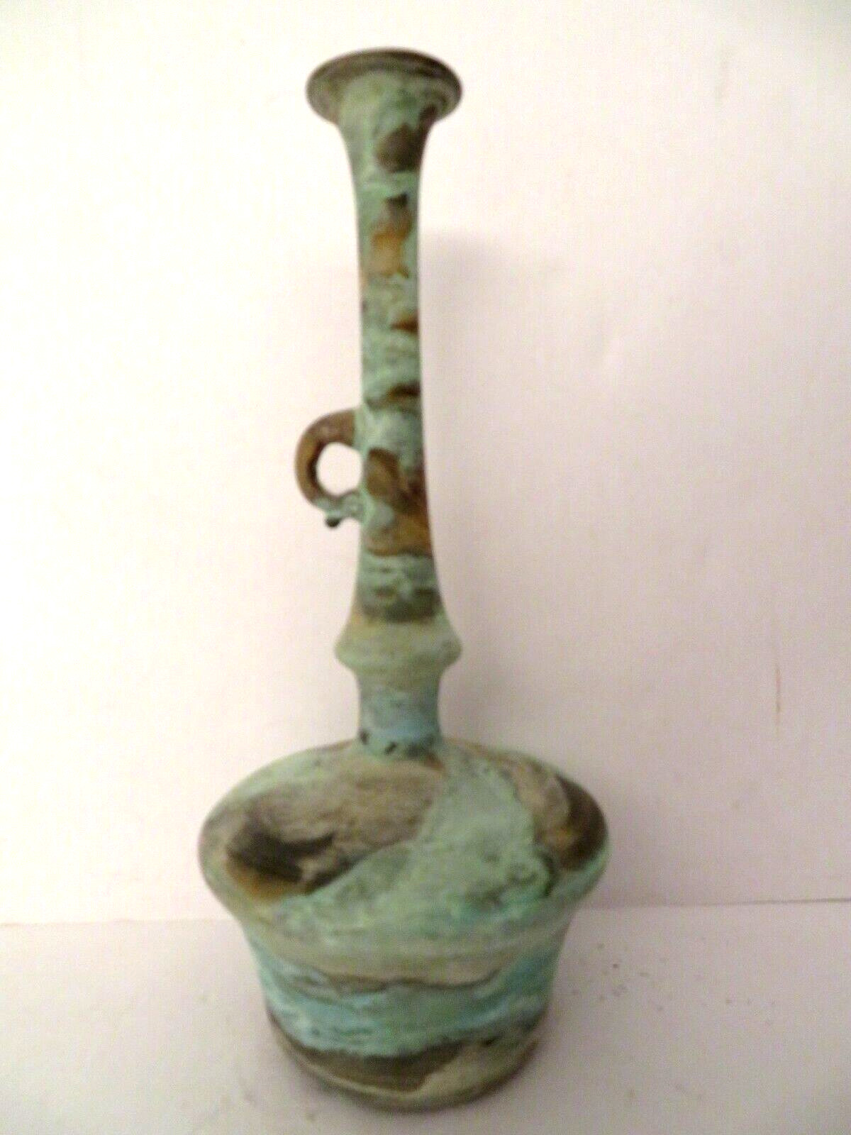 Antique Persian Porcelain Fine Art Vase Vessel Decoration Middle East Mint OOAK