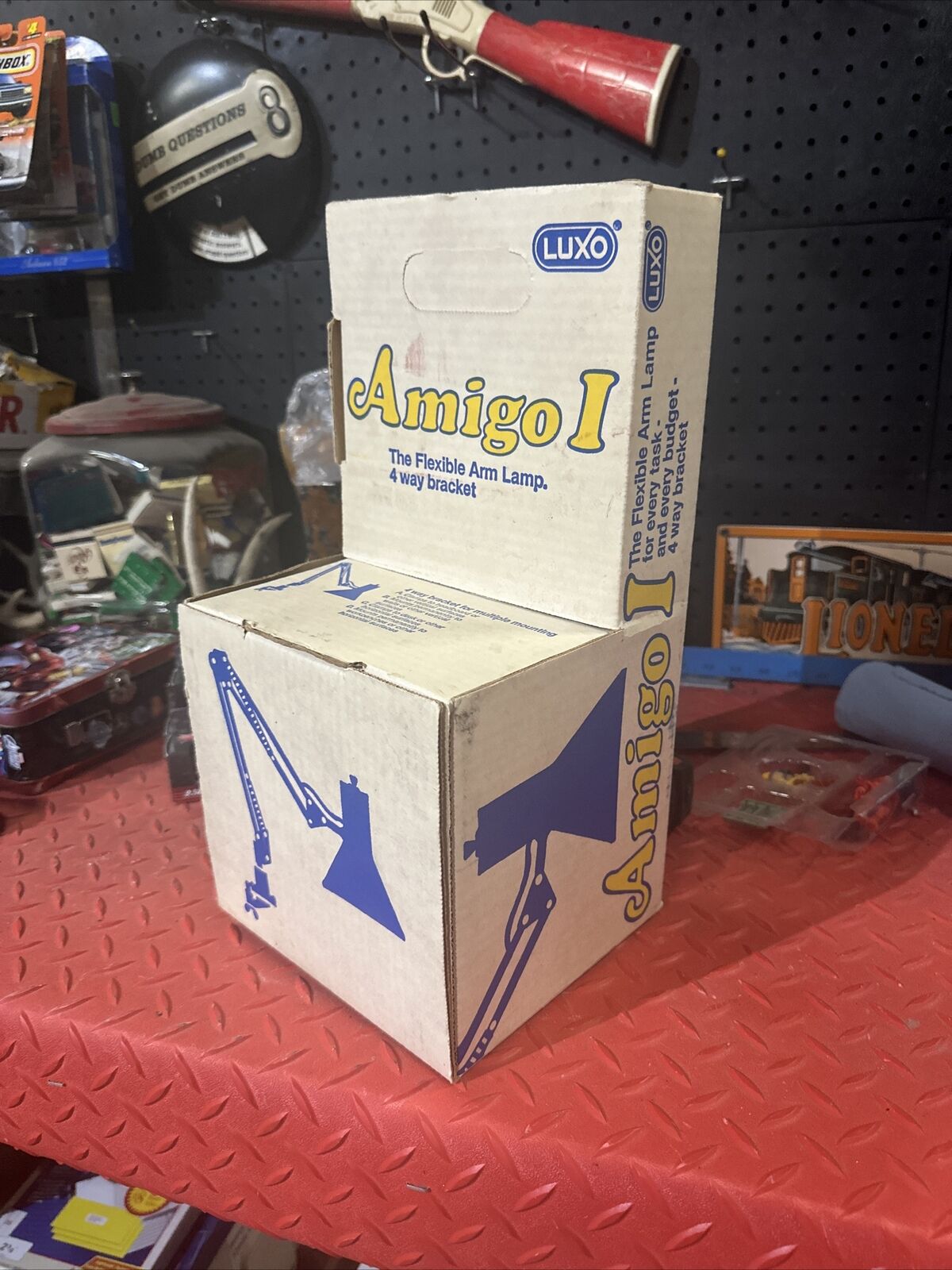 Vintage LUXO Amigol white  Desk Clamp Light Lamp NOS New In Box 