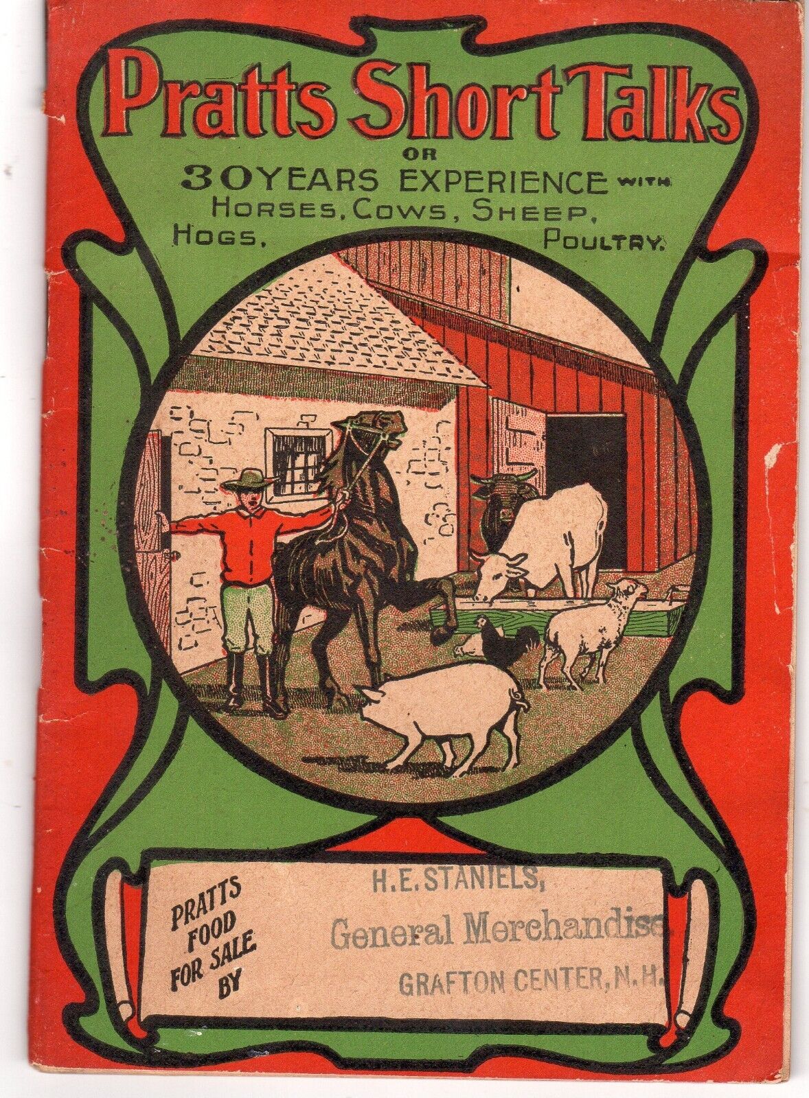 1903 Pratt\'s Short Talks Advertising Publication for Farms, Pratts Foods