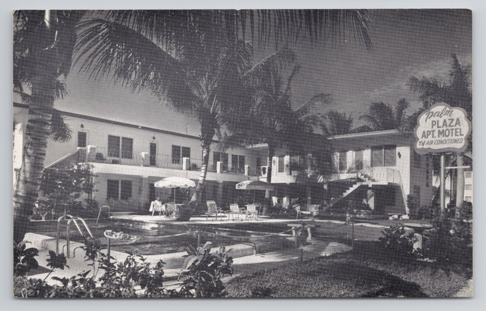 Postcard Palm Plaza Apartments Fort Lauderdale Florida