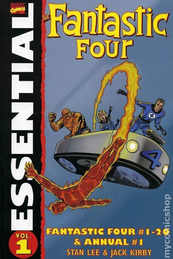 Essential Fantastic Four TPB 2nd Edition #1-1ST VF 2005 Stock Image